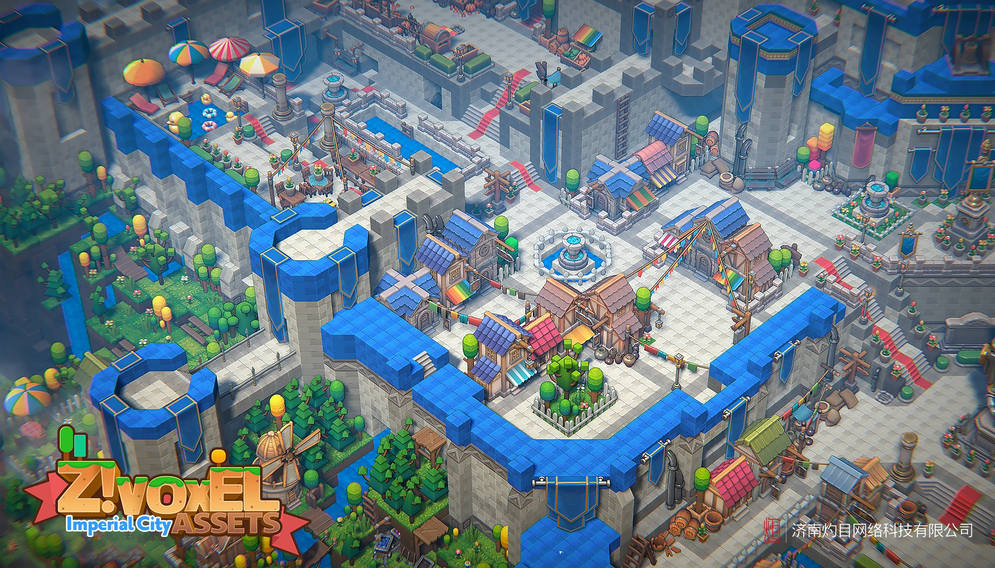 Z ! Voxel Assets - Imperial City gallery image 4